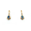 9ct Yellow Gold Opal Triplet Drop Earrings