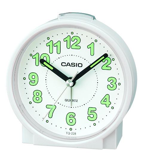 Casio Alarm Clock White Face And White Case