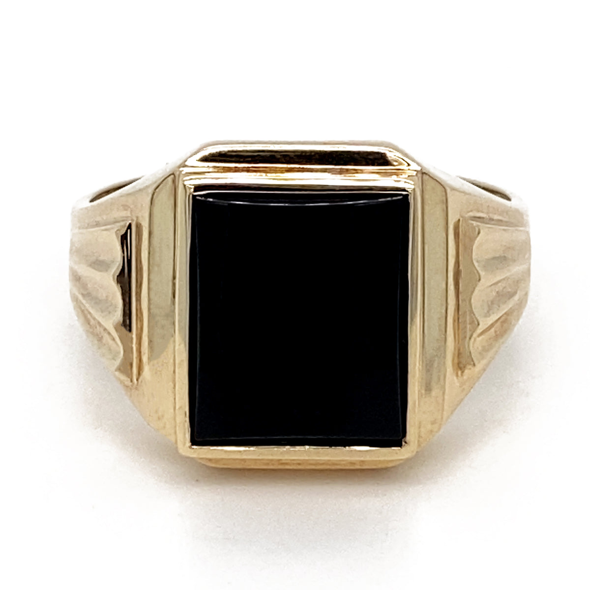 9ct Gold Black Onyx Gents Ring Adelaide Jewellery Repairs