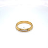 18ct Yellow Gold Diamond Bead Set Wedding Ring