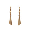  	9ct Yellow Gold Long Drop Earrings
