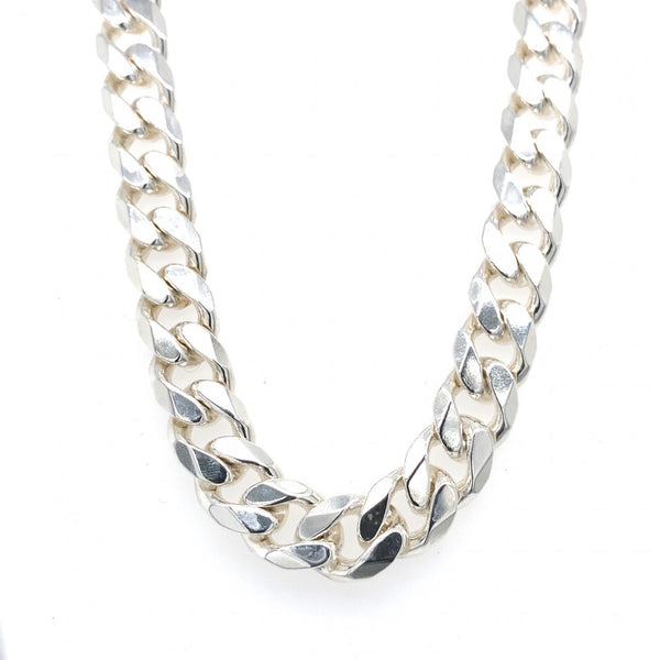 Sterling Silver Diamond Cut Curb Link Chain
