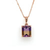 9ct Rose Gold Ametrine Pendant