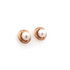 9ct Rose Gold Cultured Pearl Studs