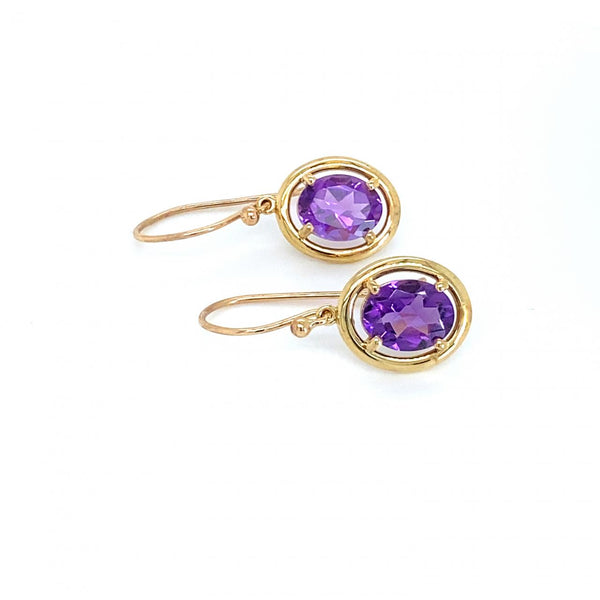 Amethyst Drop Earrings