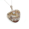 Sterling Silver Crazy Lace Agate Pendant