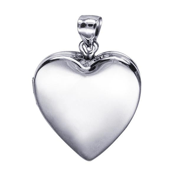 Sterling Silver Heart Memorial Locket