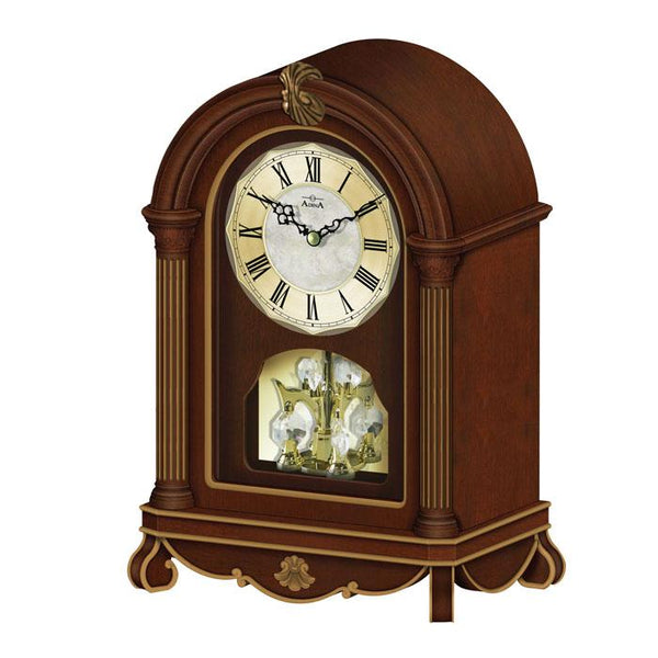 Antique Walnut Adina Mantle Clock