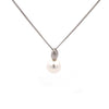 9ct White Gold Freshwater Pearl Necklet