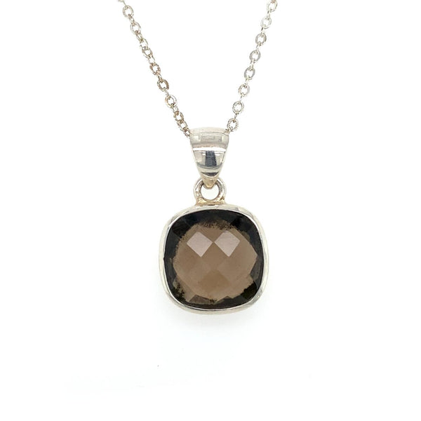 Sterling Silver Smoky Quartz Pendant