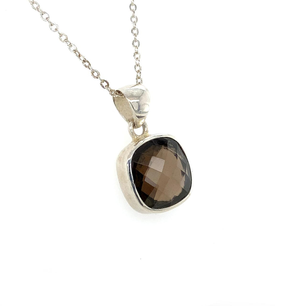 Sterling Silver Smoky Quartz Pendant