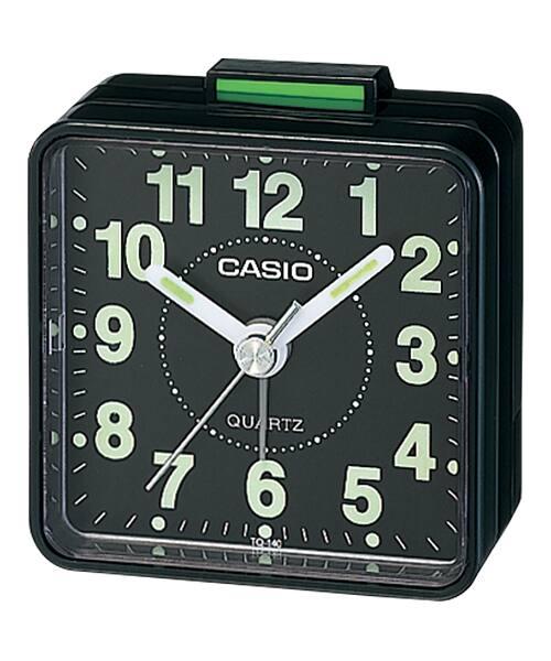  	Casio Small Travel alarm clock - black face