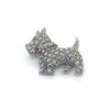 Sterling Silver Marcasite Scottie Dog Brooch