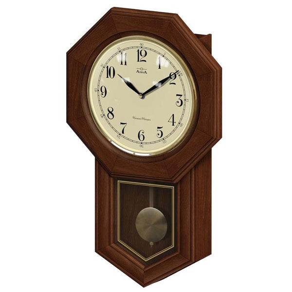Adina Timber Chiming Wall Clock 