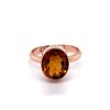 9ct Rose Gold Citrine Ring