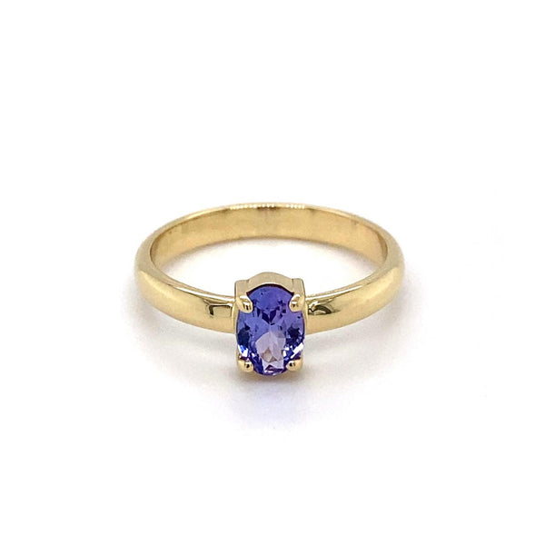 9ct Yellow Gold Tanzanite Ring