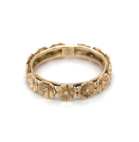 9ct Yellow Gold Daisy Ring
