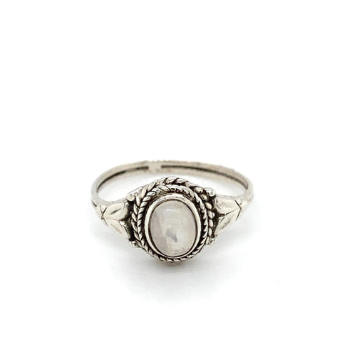 Sterling Silver Moonstone Ring