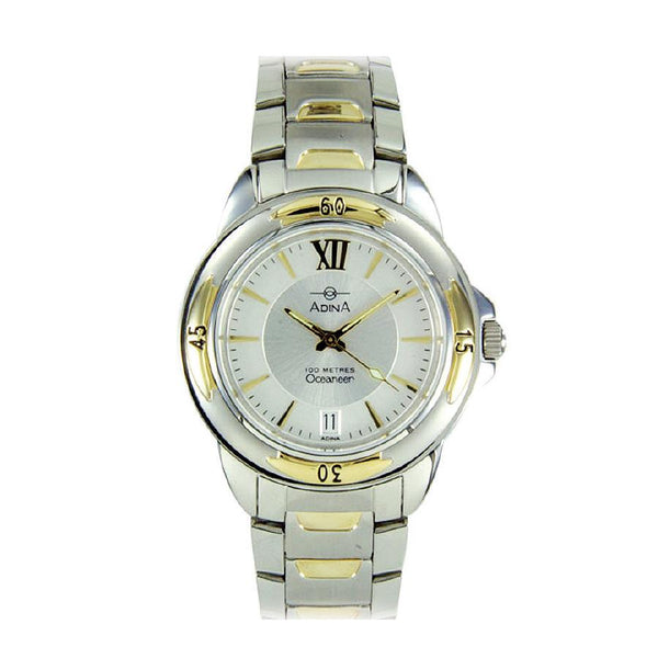 Ladies Adina Oceaneer 2tone watchband with MOP dial