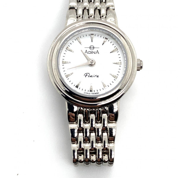Ladies Adina Flaire Watch SS Band