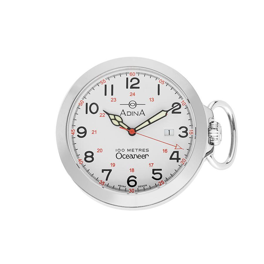  	Adina Oceaneer Quartz Pocket Watch