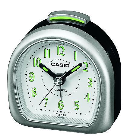 Casio Silver Case White Dial Alarm Clock