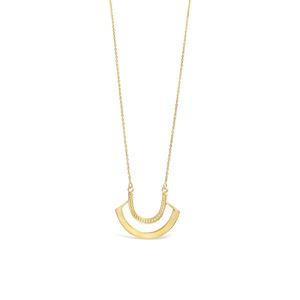 Yellow Gold plated double layer 'Persia' Necklet with ball finish. 36cm with 10cm extender
