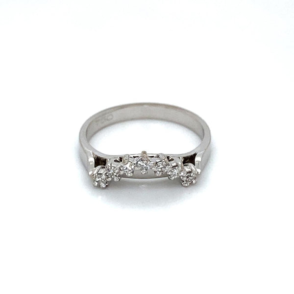 18ct White Gold Fitted Diamond Eternity Ring